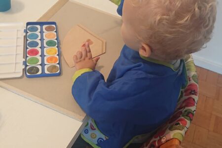 Malen mit Wasserfarben