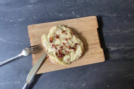 Flammkuchenfladen fertig