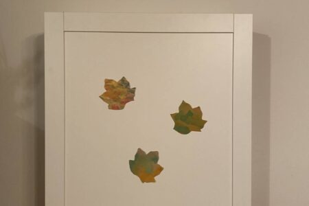 Herbstdeko mit Kaffefilter