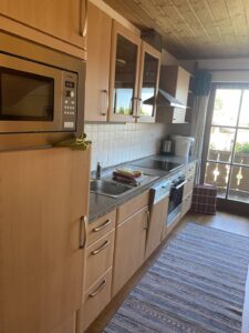 Küche in der Bauernhofferienwohnung