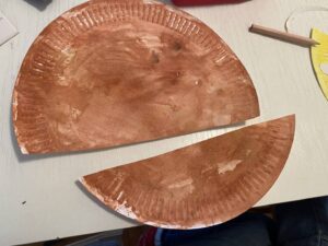 Schneiden mit Kleinkind