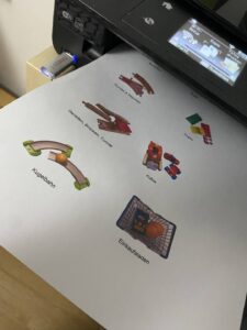 Label für Kisten drucken