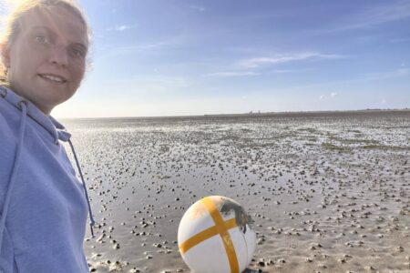 Aussicht am Wattenmeer