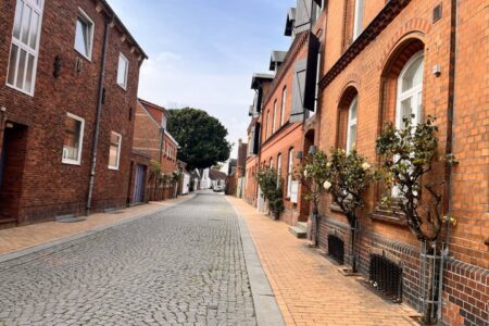 Die Innenstadt von Husum
