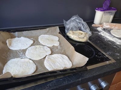 Flammkuchenfladen - Teig