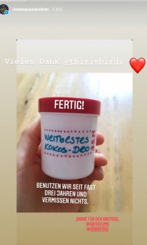deo selbstgemacht